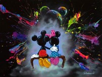 Jim Warren Fine Art Jim Warren Fine Art Mickey and Minnie Enjoy the View (SN)